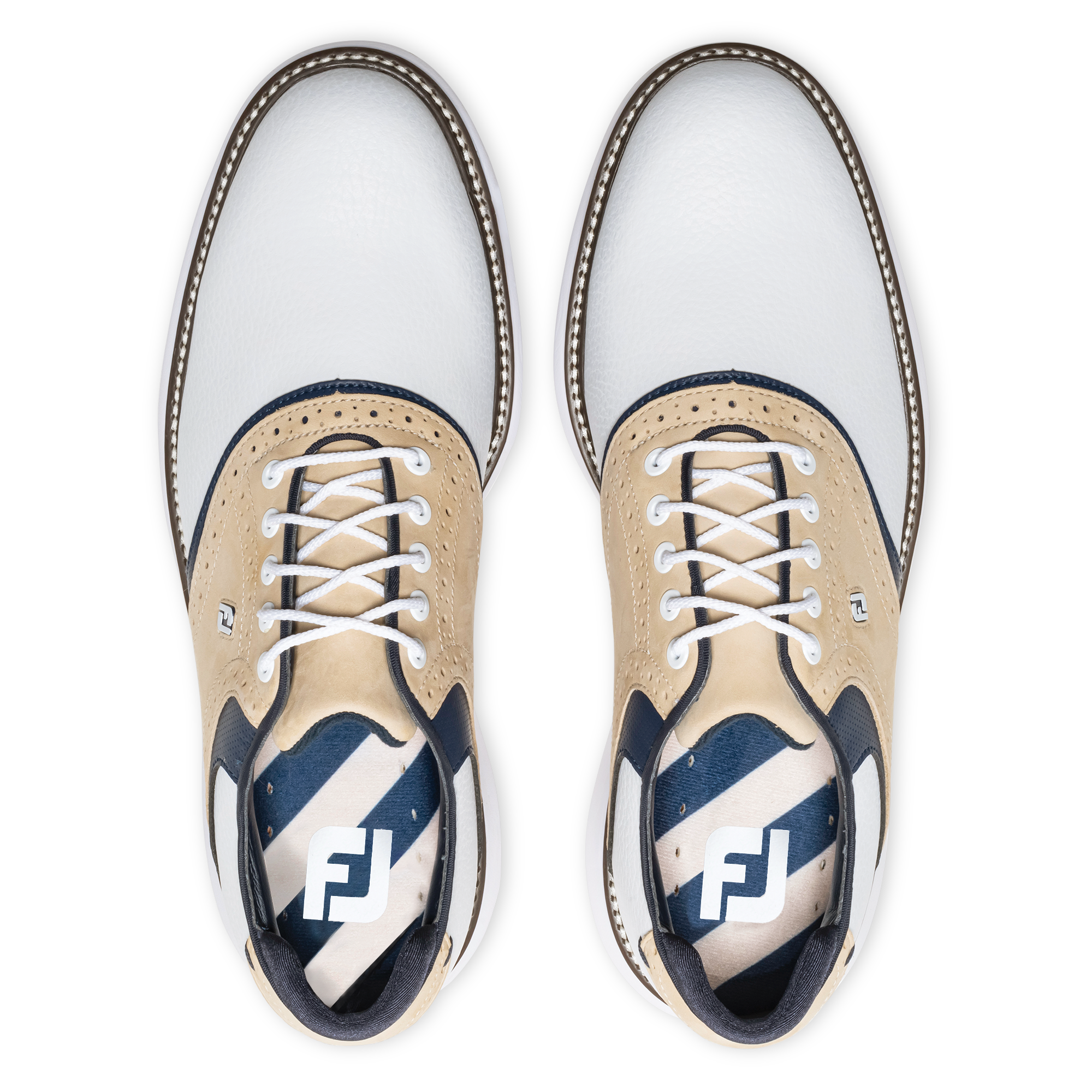 フットジョイ トラディションズ スパイク レザー MEN'S FJ トラディションズ スパイクレス レザー - FootJoy Japan