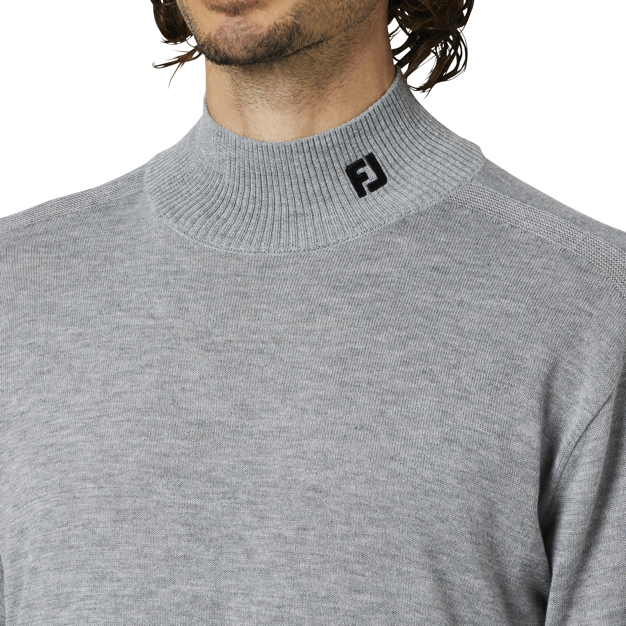 ハイネックセーターシャツ