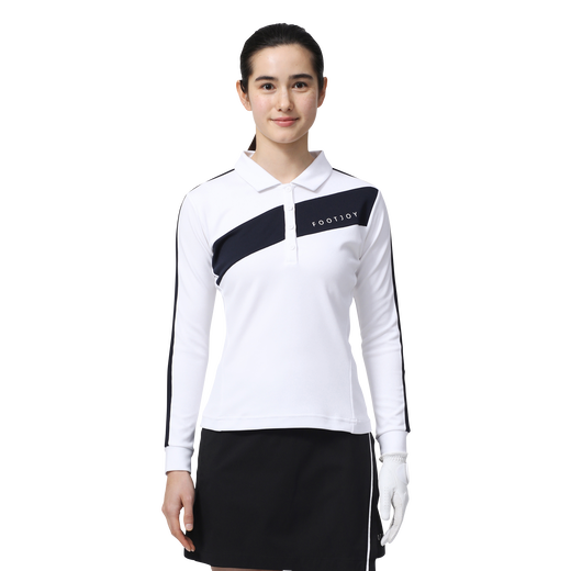 WOMEN&#39;S カラーブロック サーモライト長袖保温シャツ