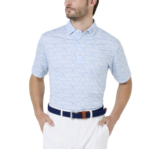 ヒデゥンパルム　ストレッチライル半袖シャツ