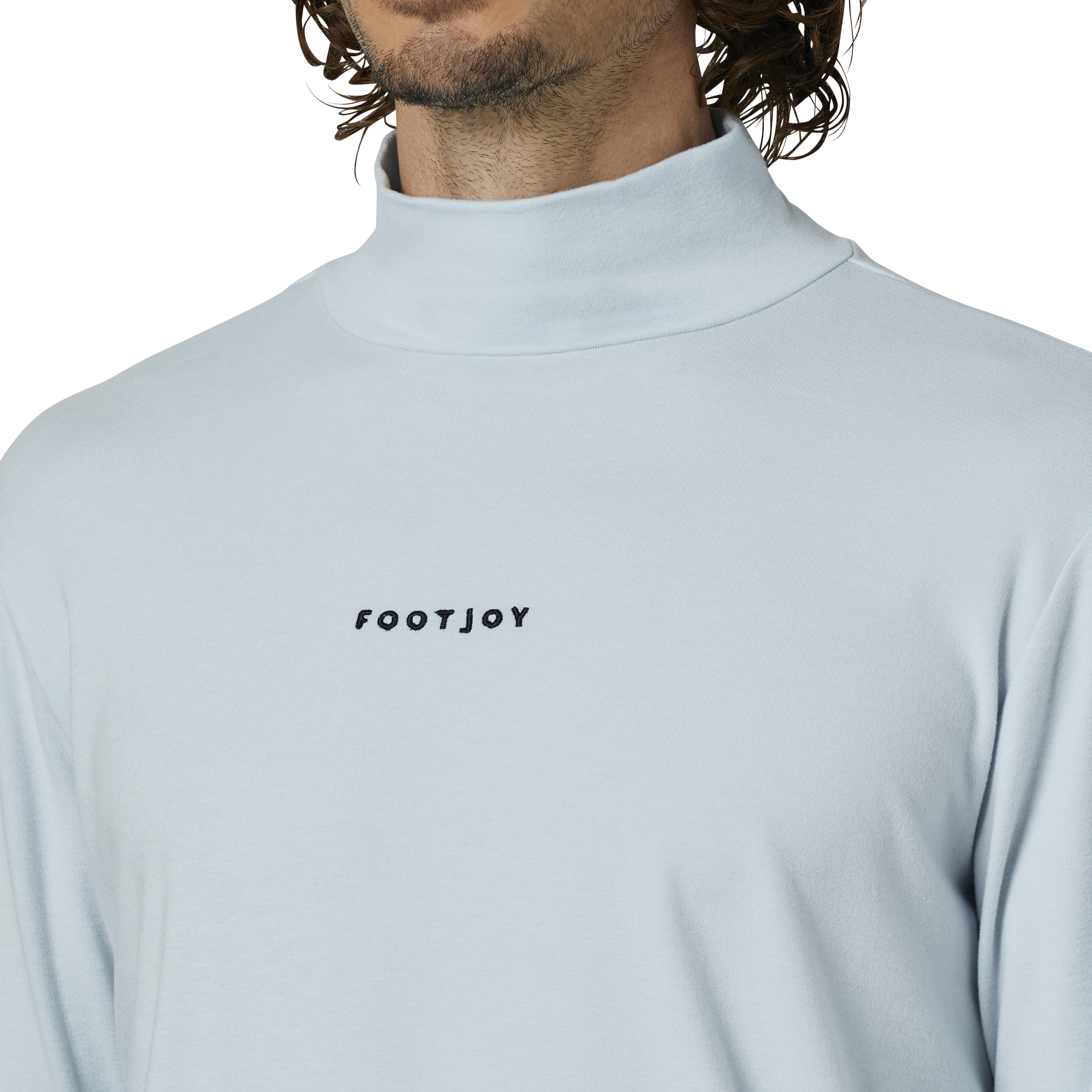 ハイストレッチ長袖ハイネックシャツ