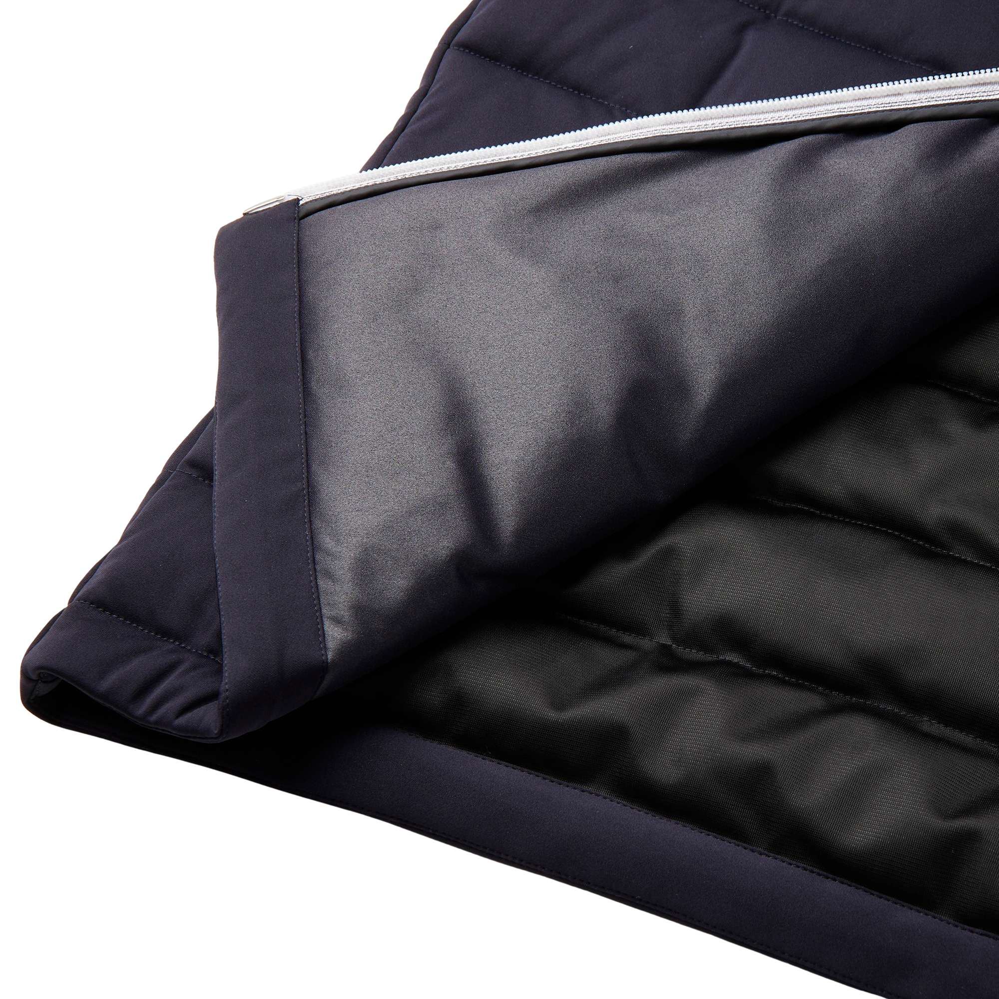 MEN'S 防風ニットラミネーション 長袖フルジップ中綿ジャケット