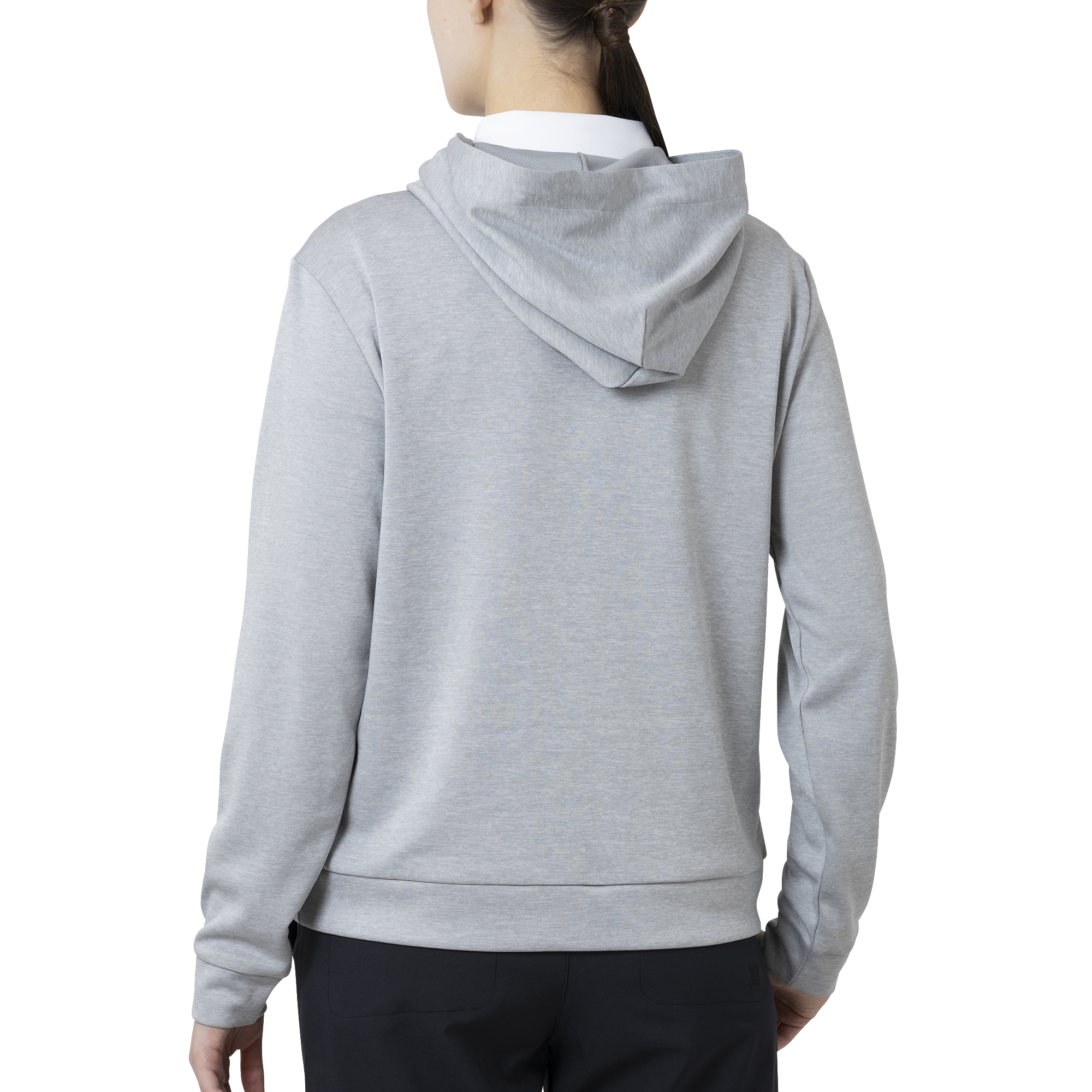 Essential W`s LtWt L/S ストレッチフーディープルオーバー