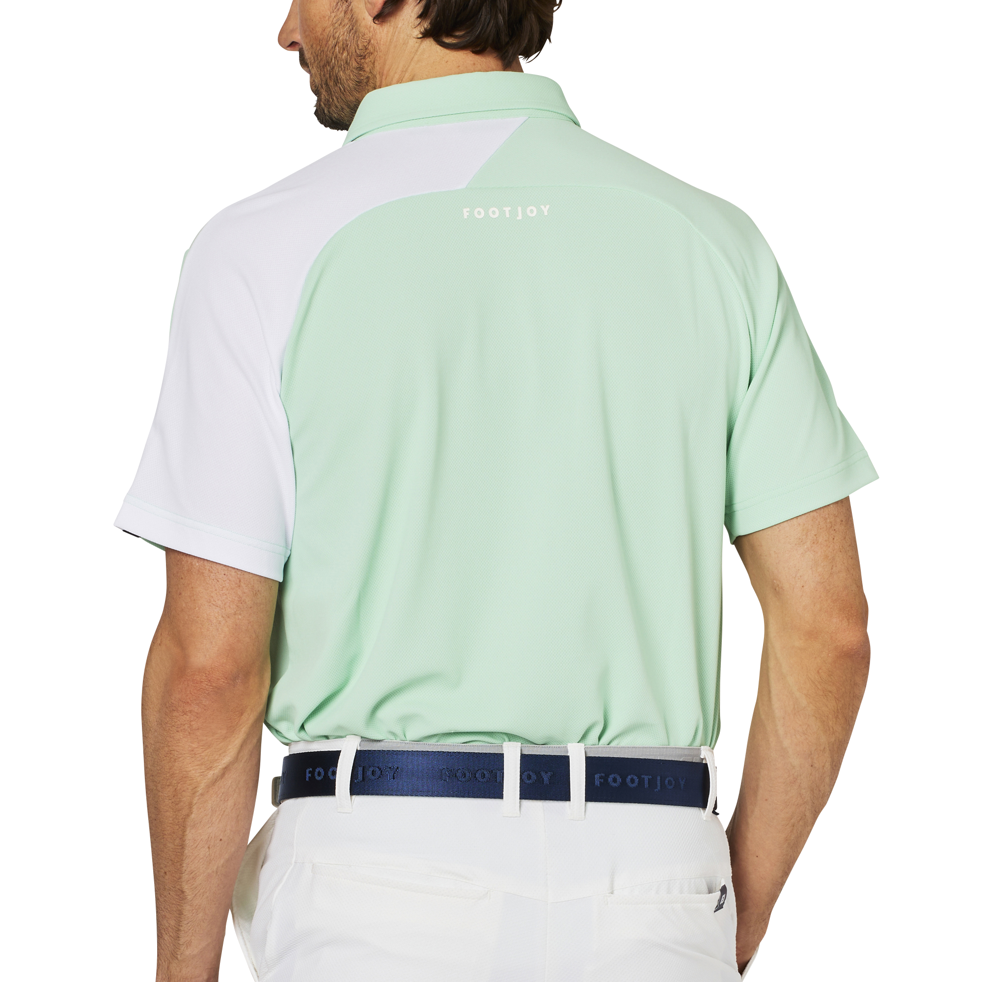 半袖ハーフジップシャツ