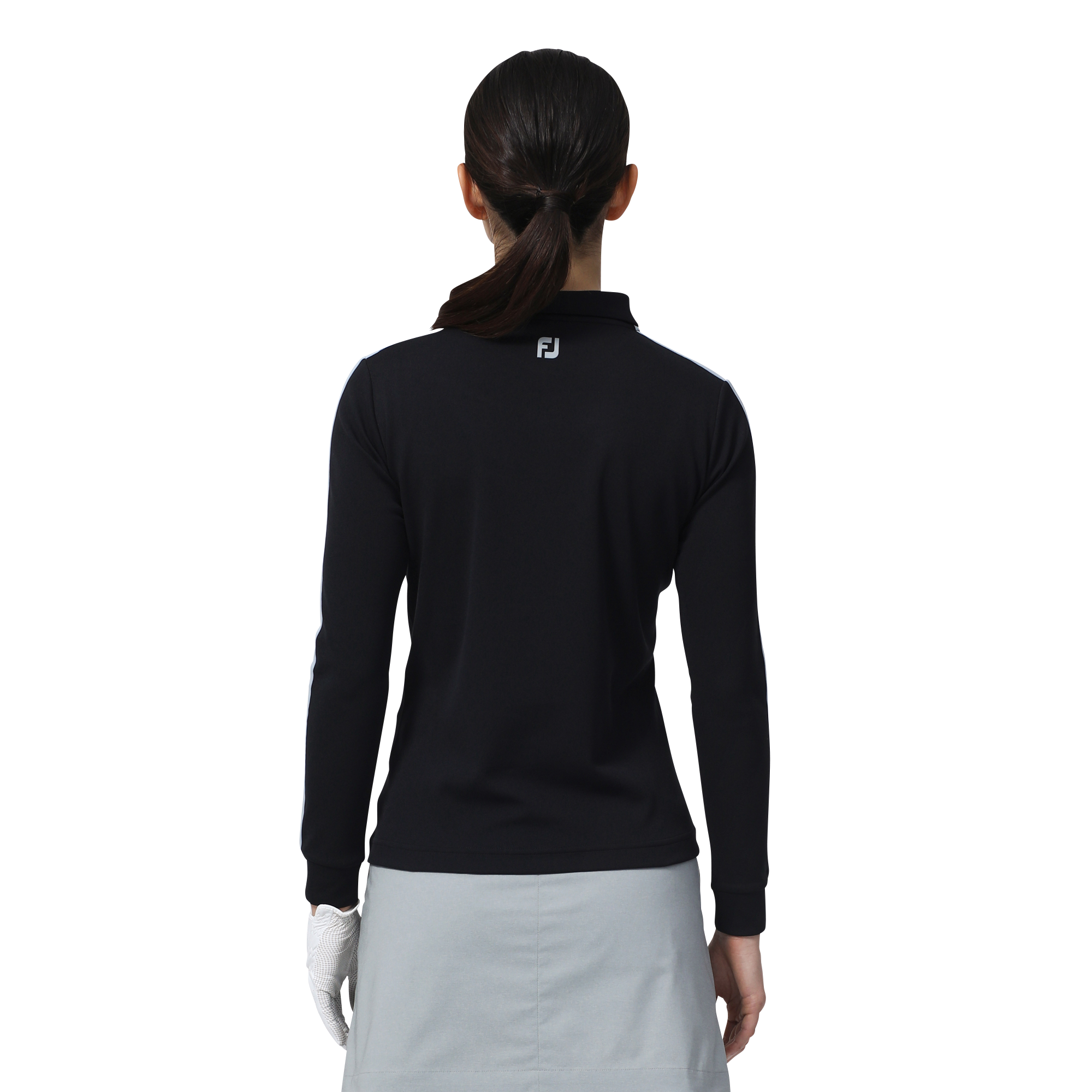 WOMEN'S カラーブロック サーモライト長袖保温シャツ