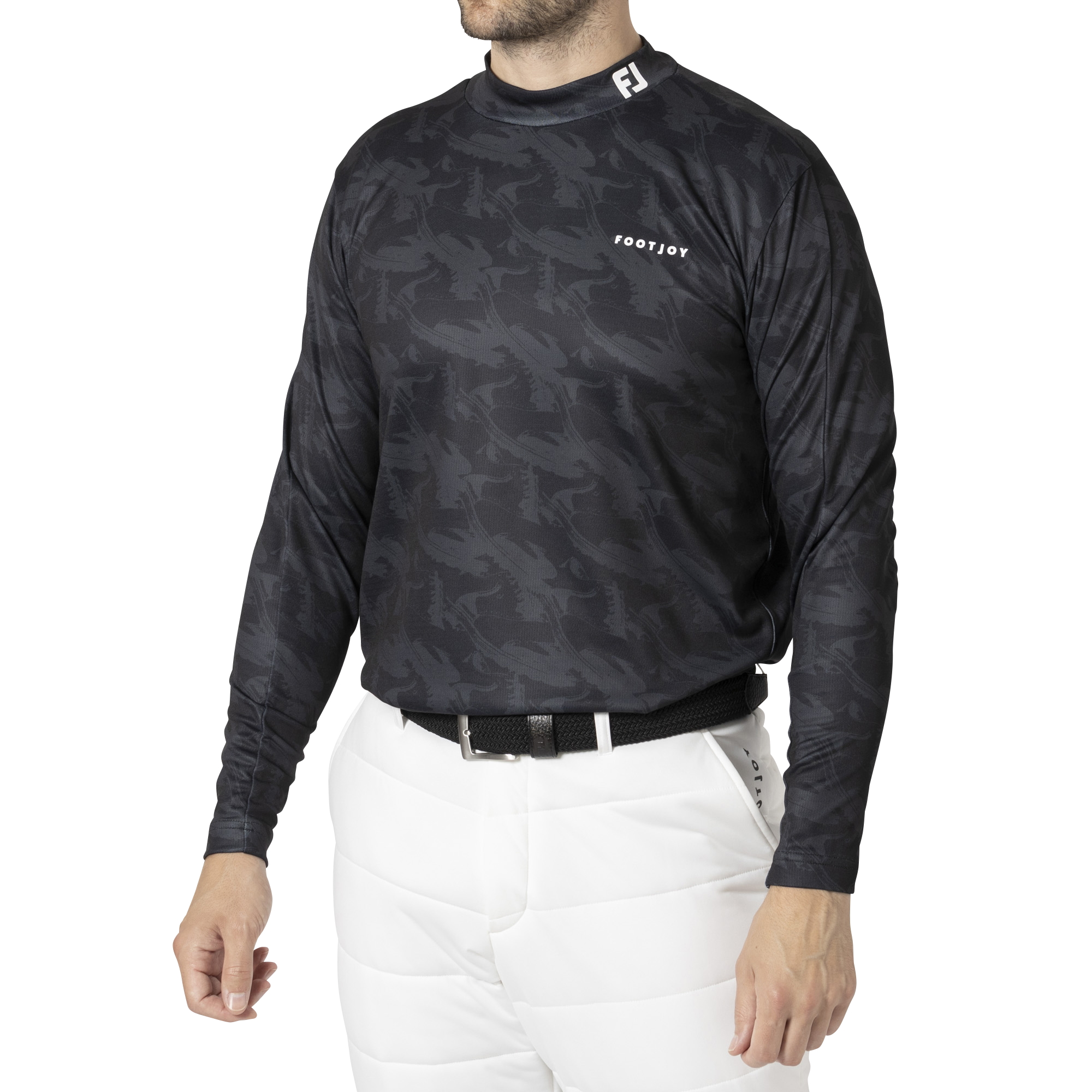 新品 FOOTJOY フットジョイ メンズ ゴルフウェア トップス 長袖 M 黒