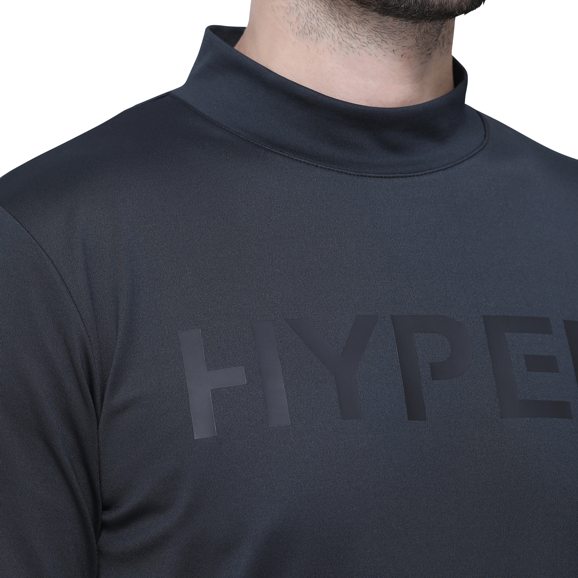 MEN'S HYPERFLEX蓄熱保温モックネックオーバーシャツ