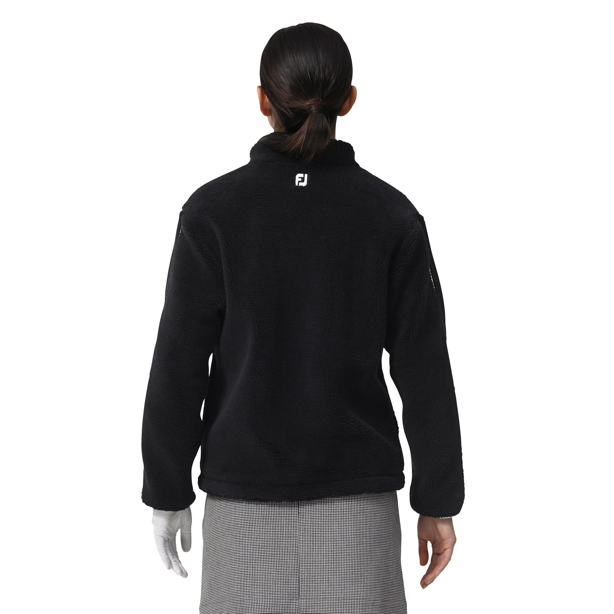 WOMEN'S ロゴリボン ボアジャケット