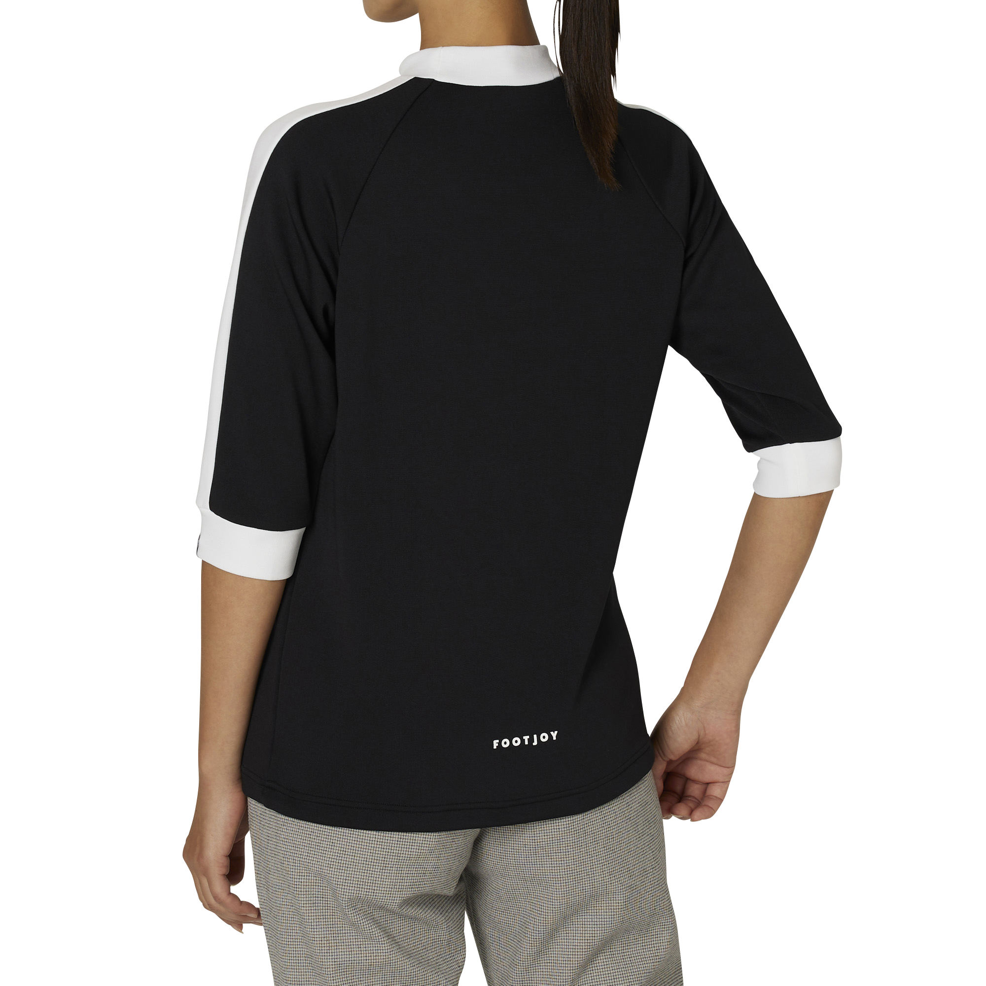 WOMEN'S ライトウェイト 7分袖モックネックシャツ