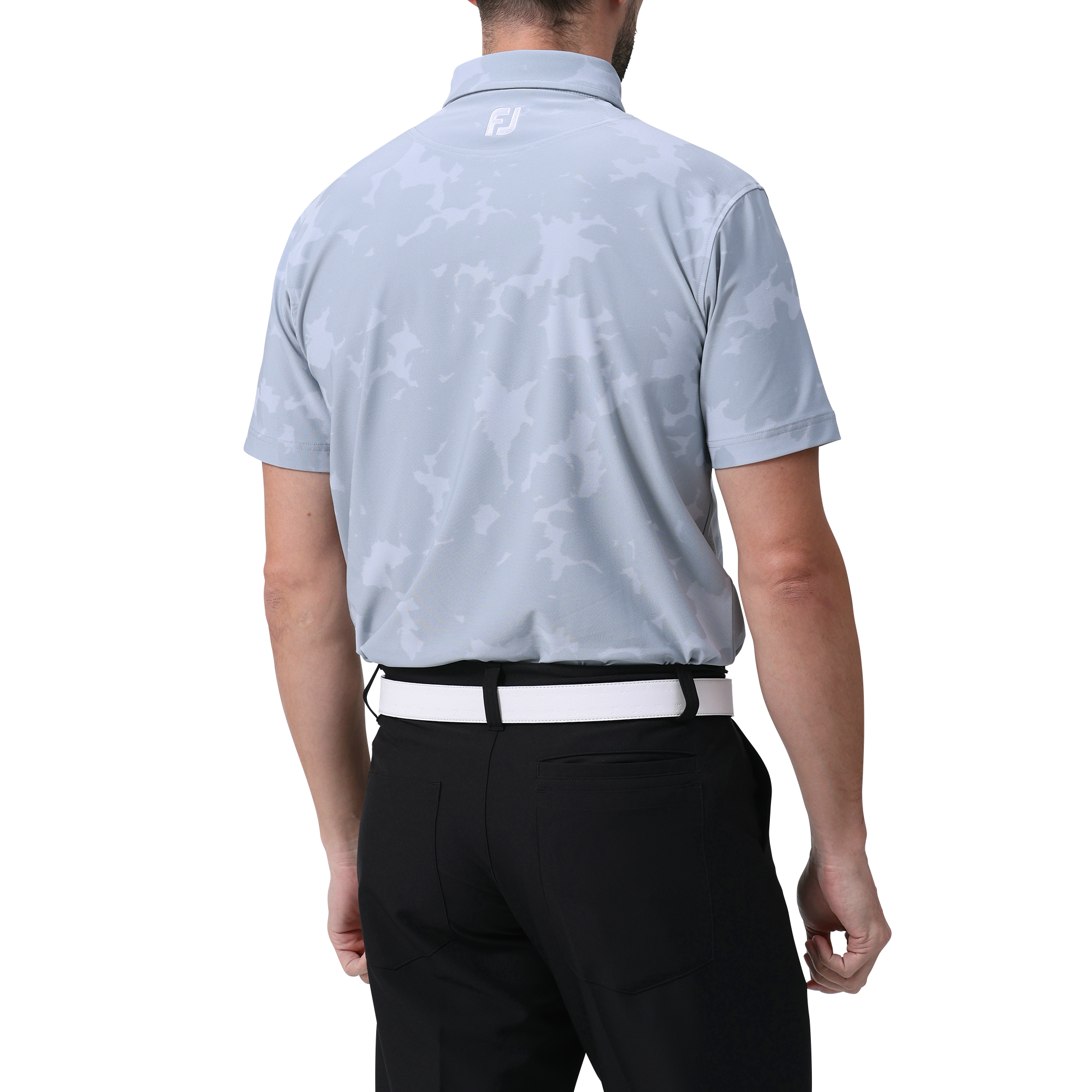 フローラルカモジャカード半袖ワイドカラーシャツ