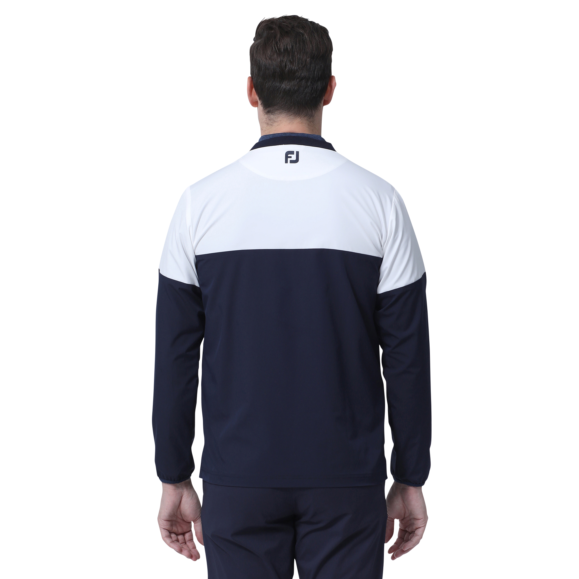 MEN'S ストレッチタフタクルーネックプルオーバー