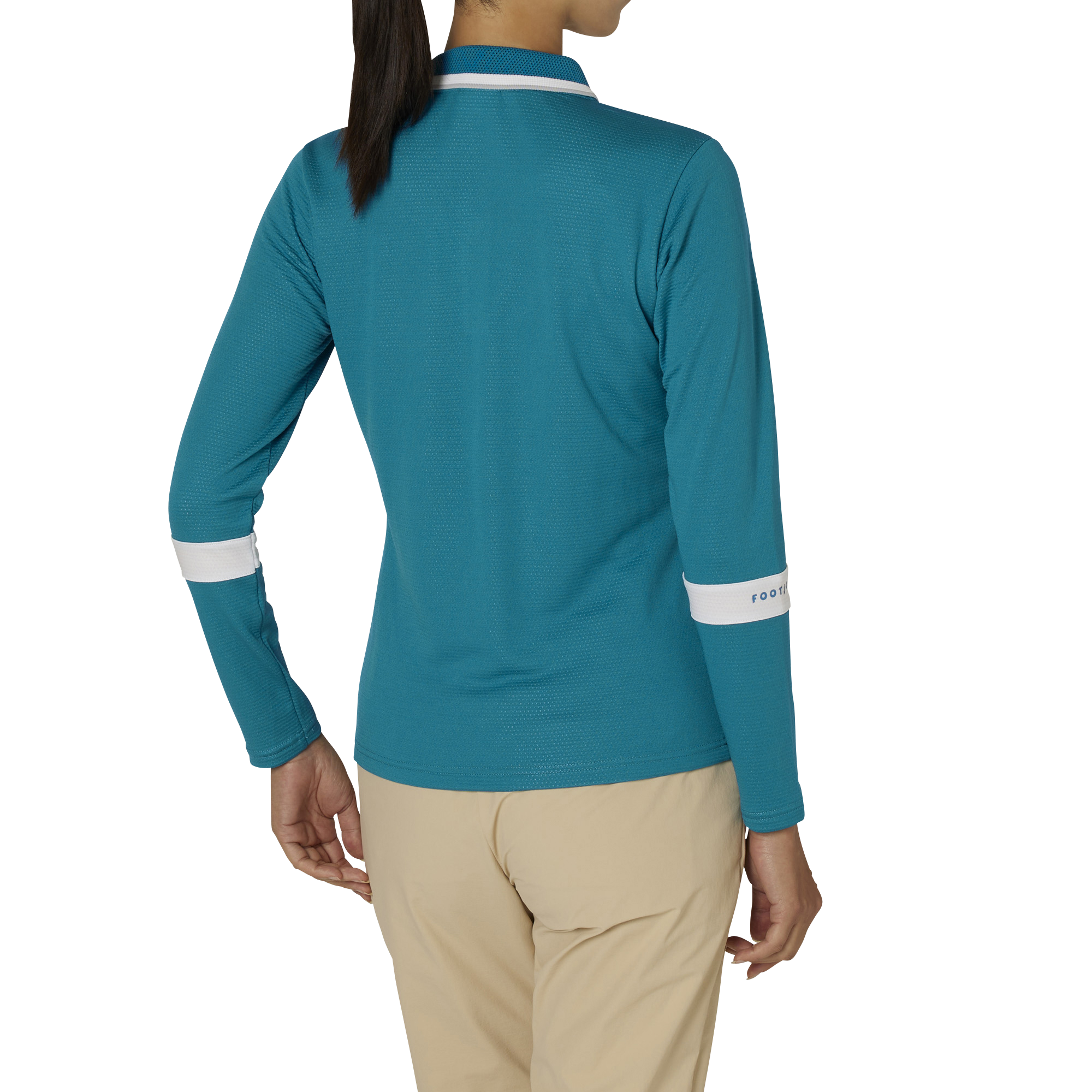 WOMEN'S DRY THROUGHLIGHT スリーブライン 長袖メッシュポロ