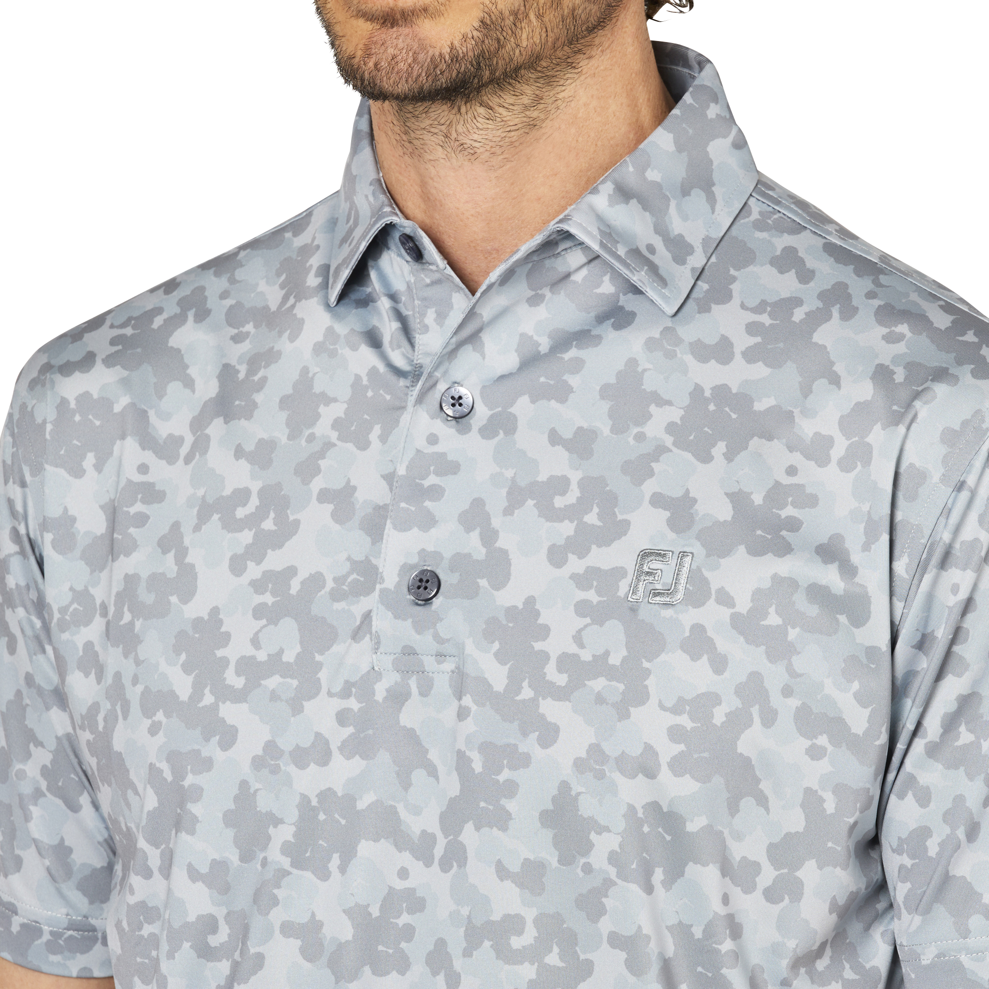 ポップカモプリント半袖シャツ