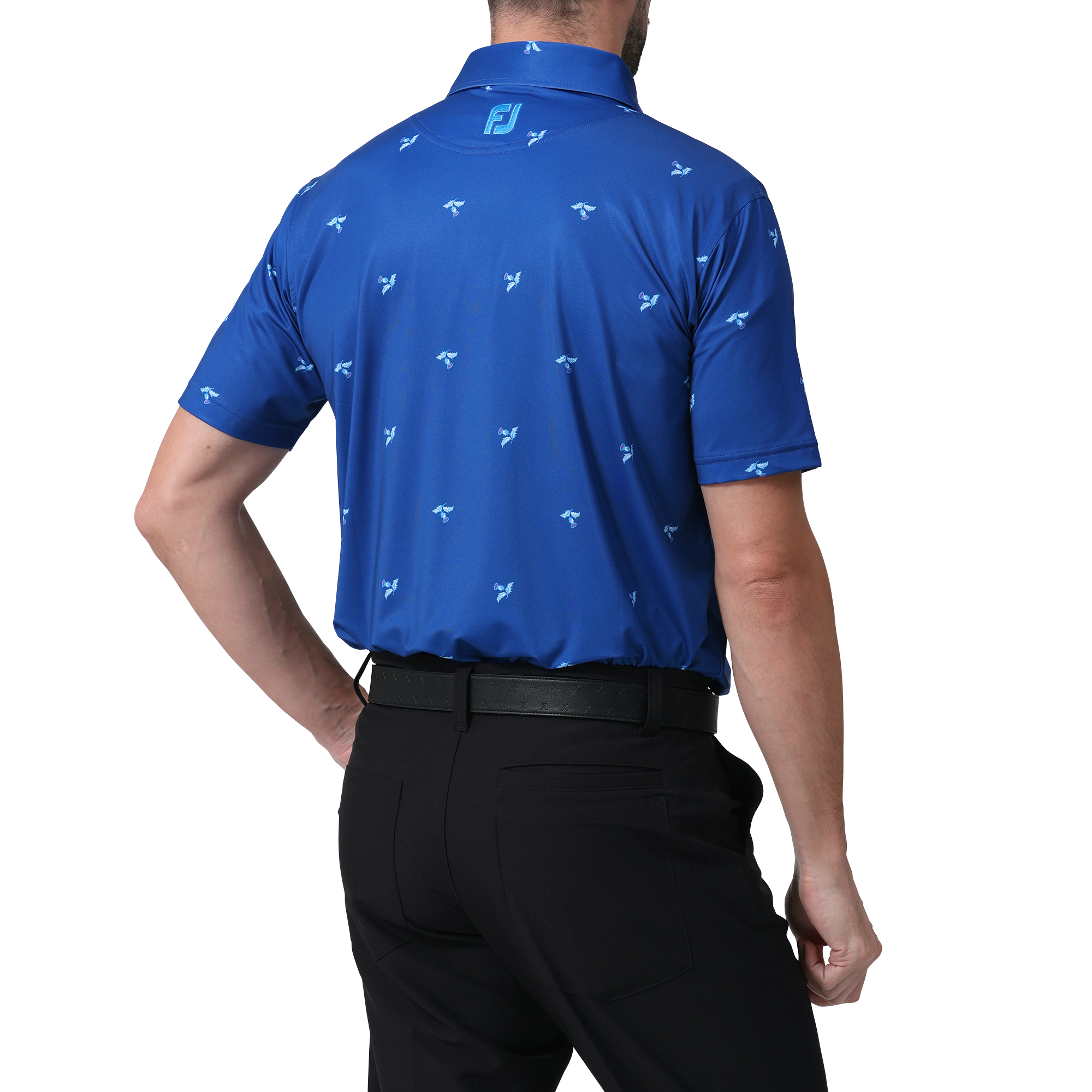 アザミプリント半袖シャツ