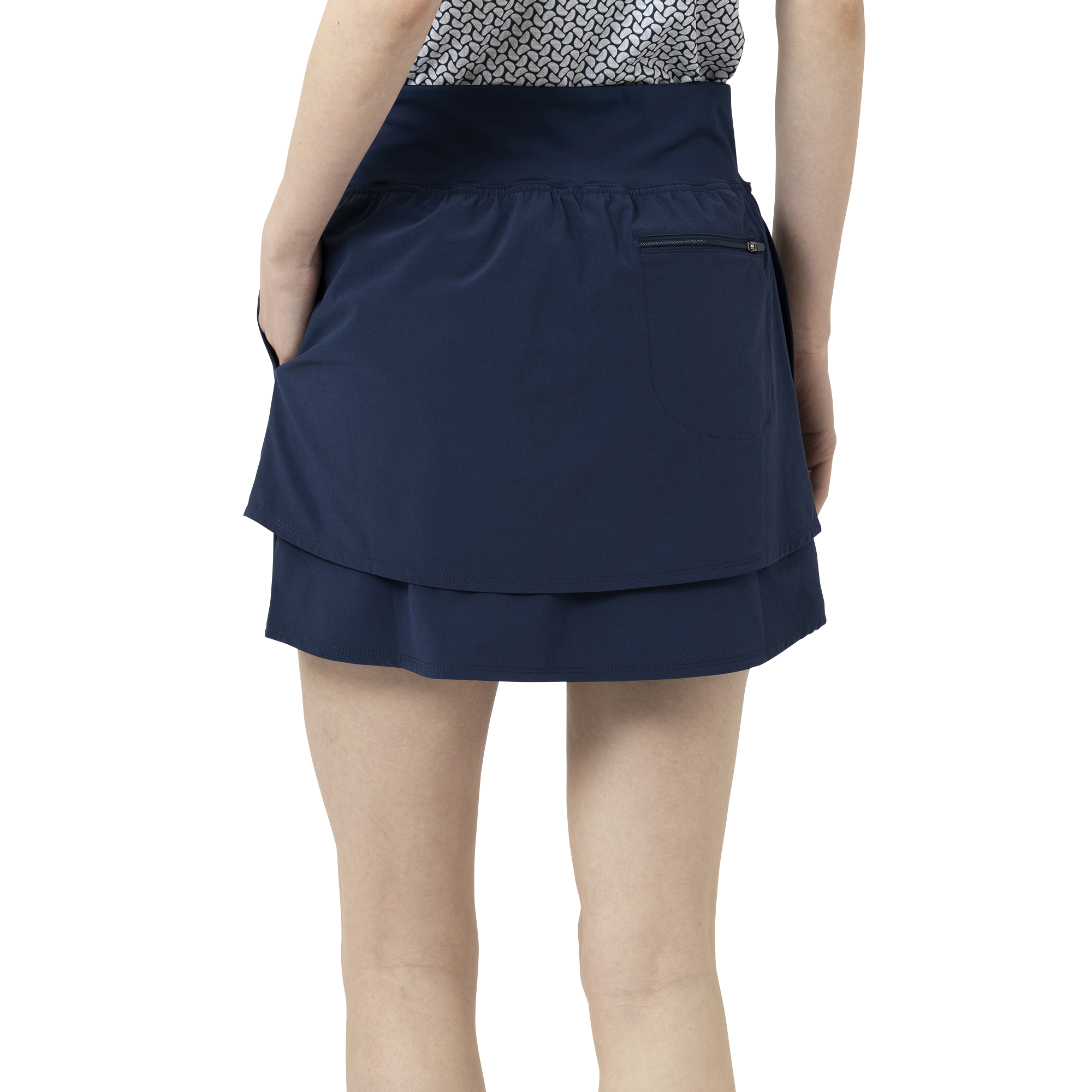 ウエストゴムフレアギャザースカート