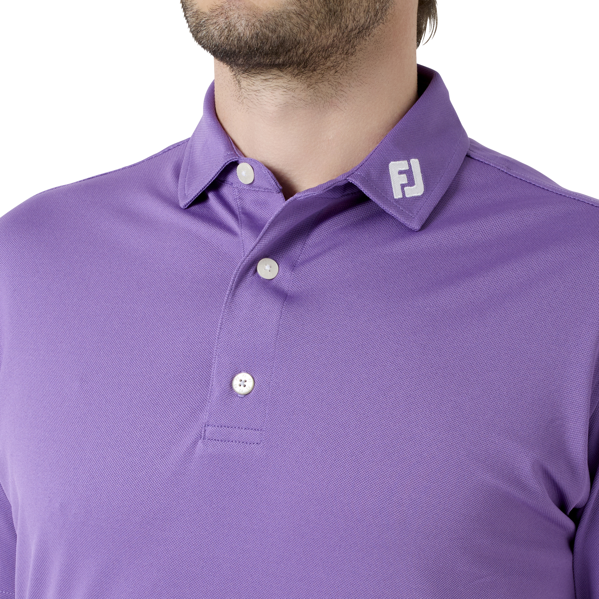 Essential Mens Solid ストレッチ鹿の子半袖シャツ