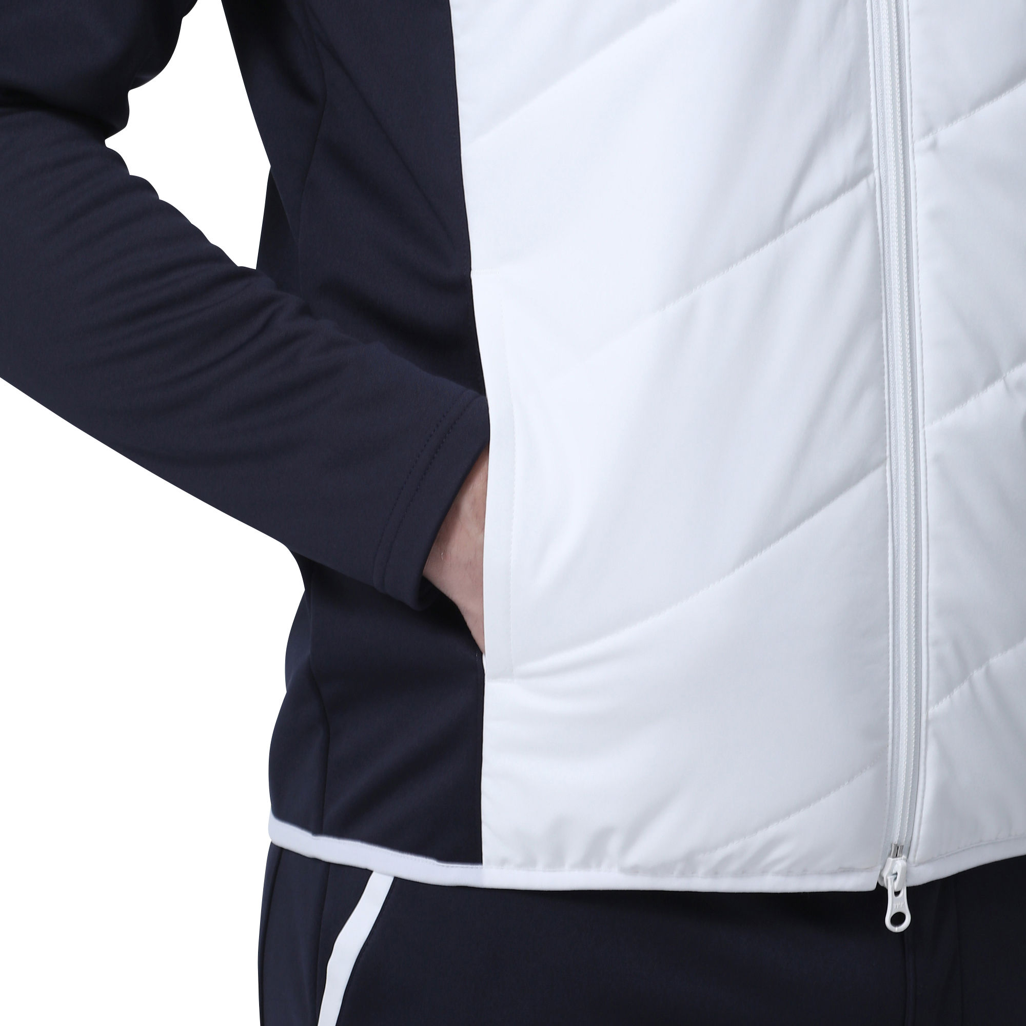 MEN'S HYPERFLEXハイブリッド中綿ラグランジャケット