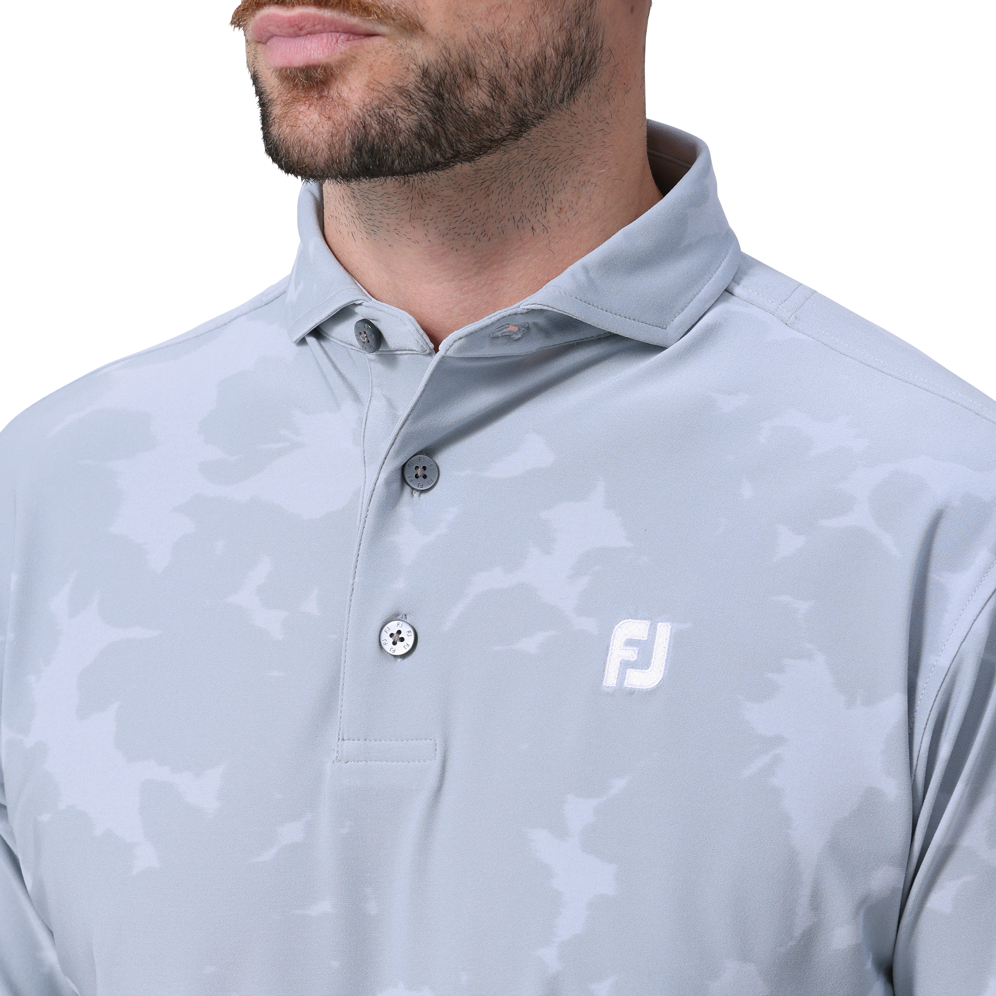 フローラルカモジャカード半袖ワイドカラーシャツ