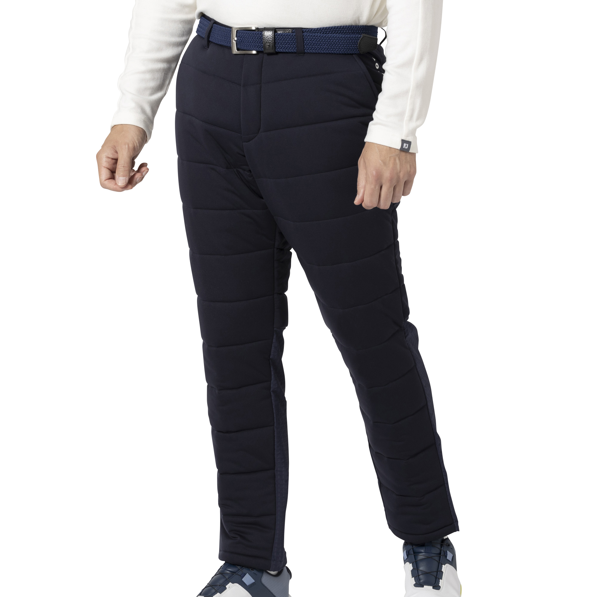 MEN'S 防風ニットラミネーション ファブリックミックス中綿