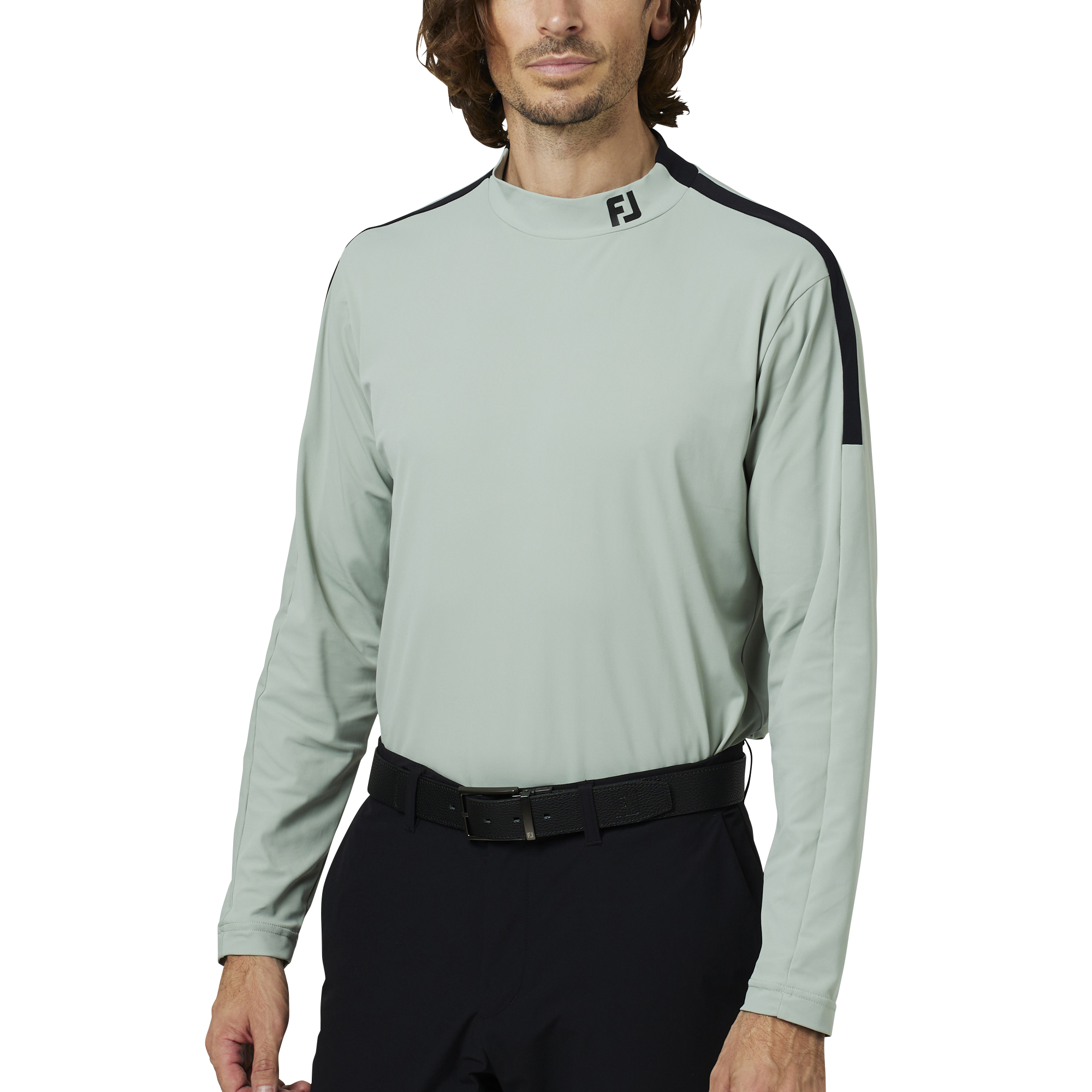 美品　WIND AND SEA×FR2 GOLF 長袖モックネックシャツ FR2 GOLF 長袖 美品 WIND AND SEA×FR2 GOLF 長袖モックネックシャツ