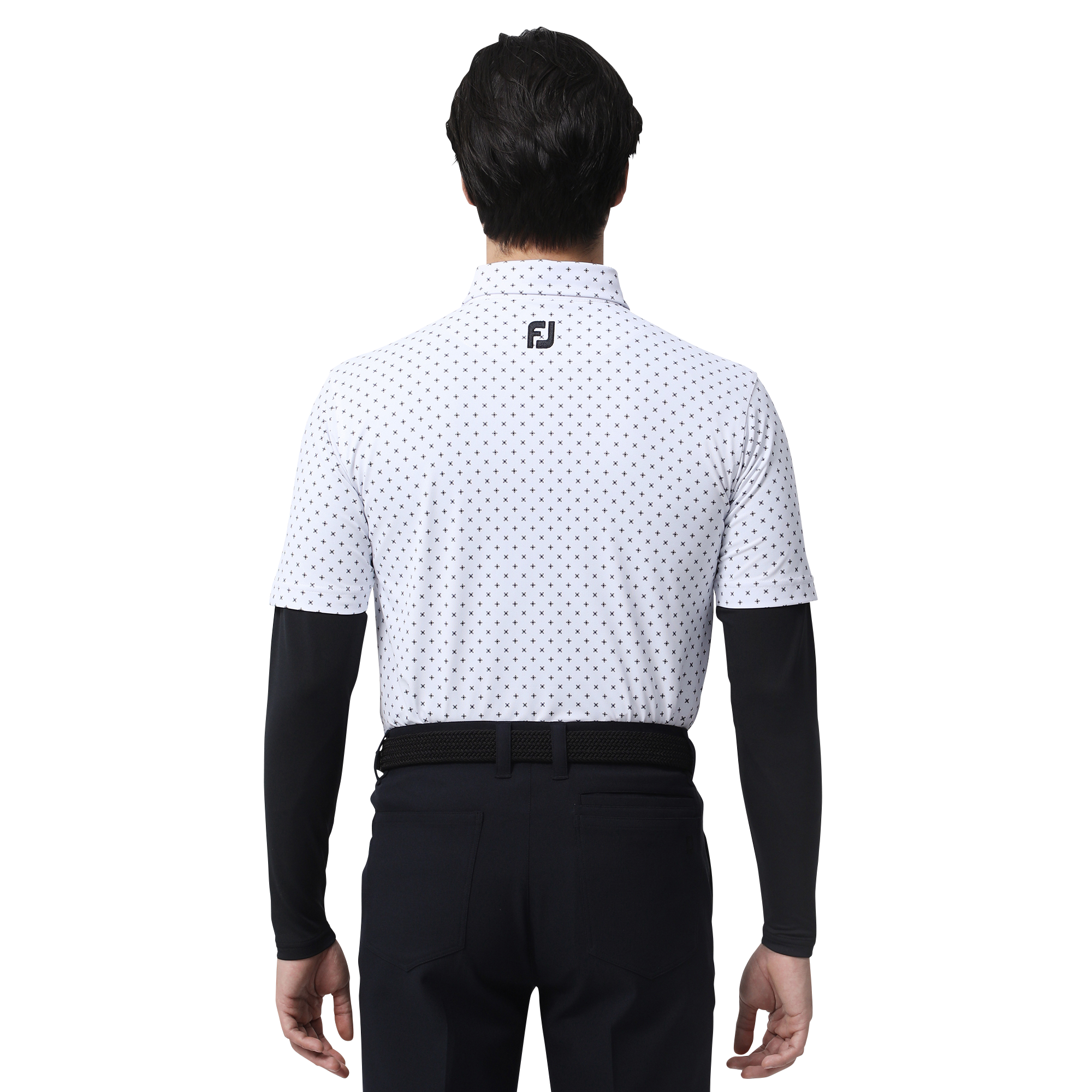 MEN&rsquo;S  フラワーアイコンプリント 半袖シャツ &amp;ベースレイヤー