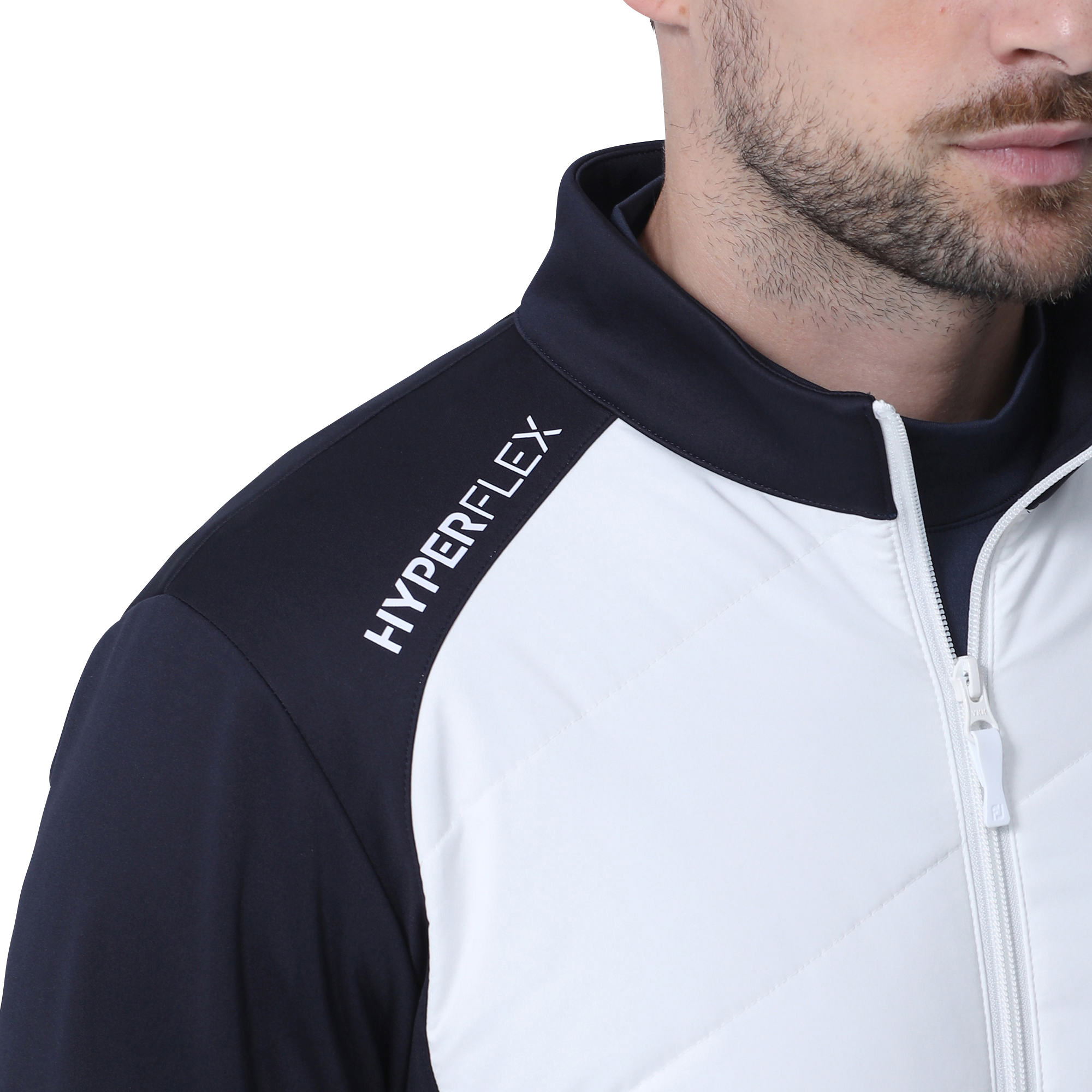 MEN'S HYPERFLEXハイブリッド中綿ラグランジャケット