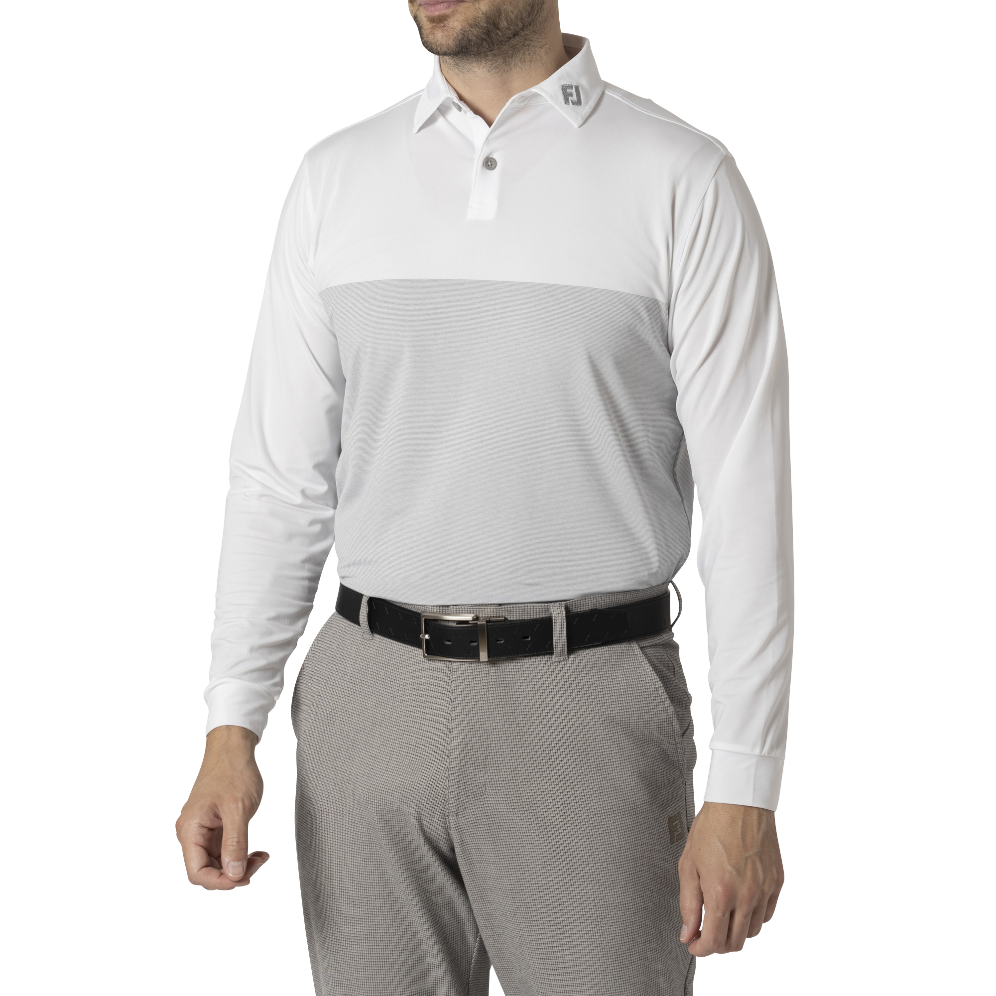 MEN'S トーナルカラーブロック 長袖シャツ - FootJoy Japan