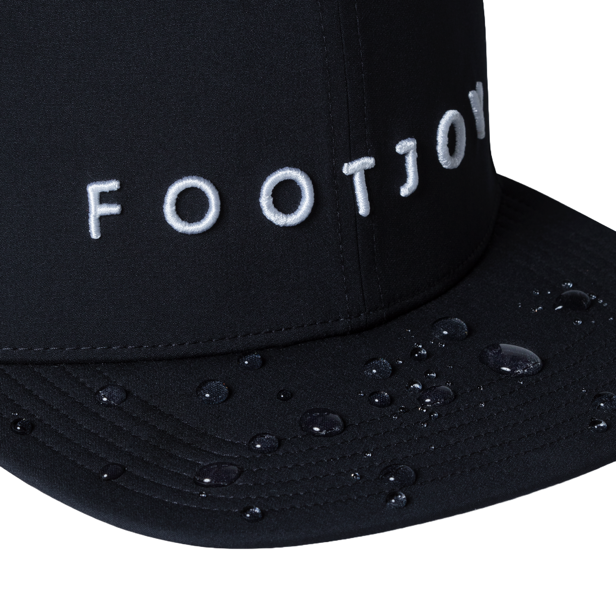 撥水FOOTJOYワーディング平つばキャップ