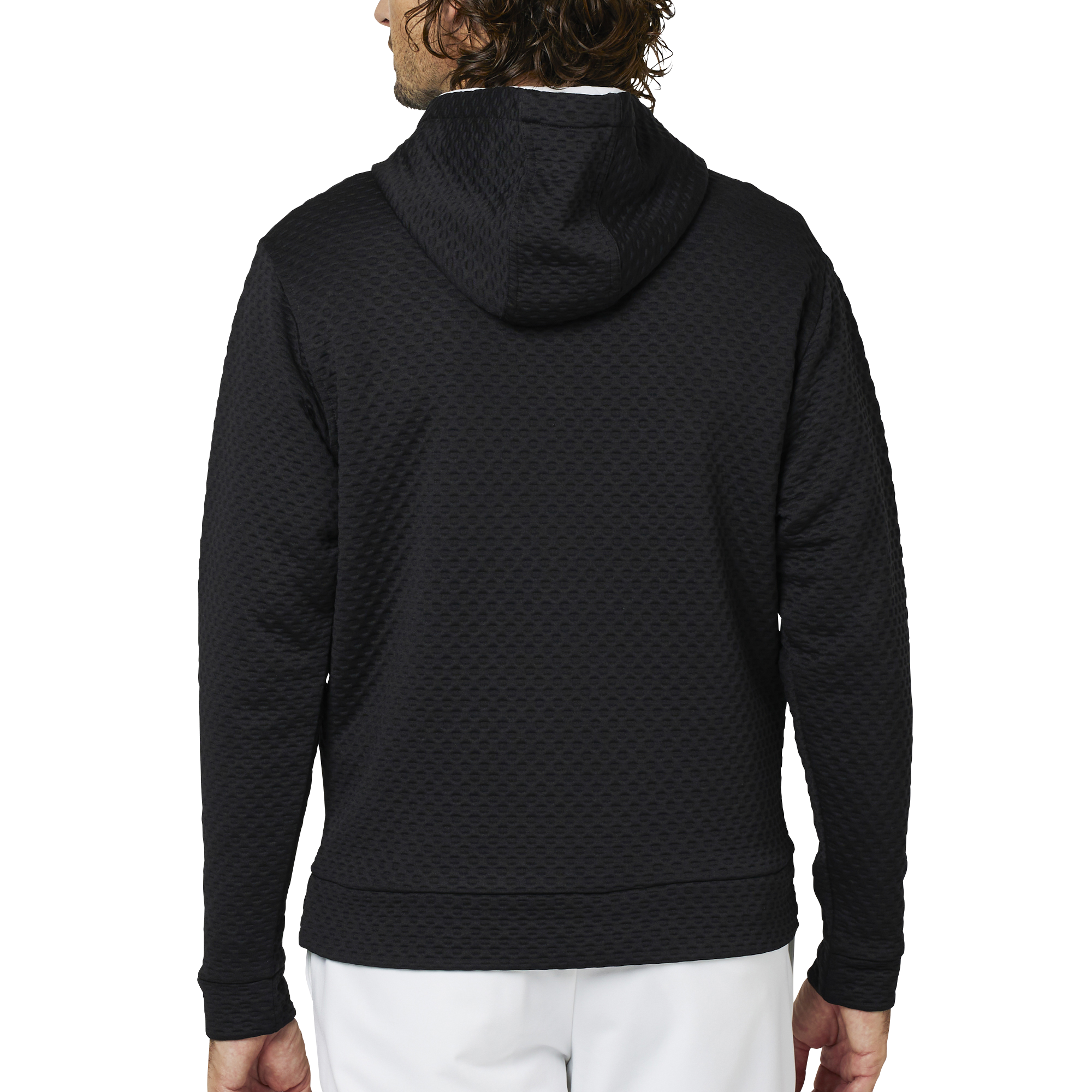 スペーサーニットプルオーバーフーディー