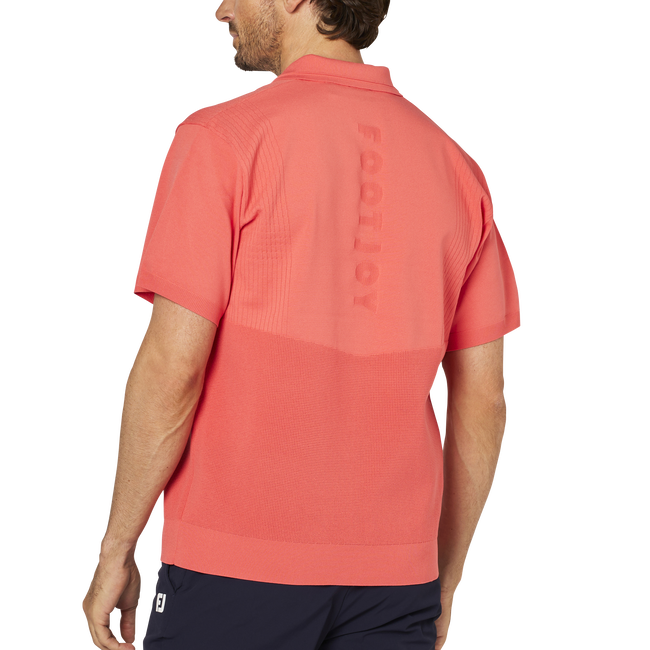 編地切替半袖セーターポロ - FootJoy Japan 編地切替半袖セーターポロ - FootJoy Japan