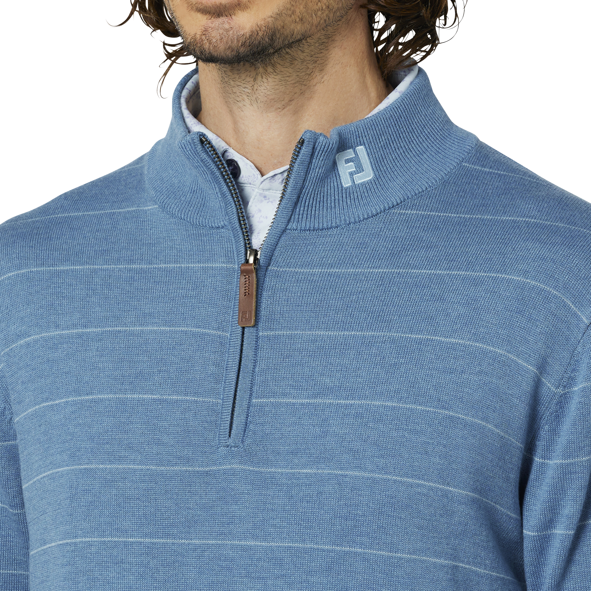 ウールヘザークォータージップセーター - FootJoy Japan