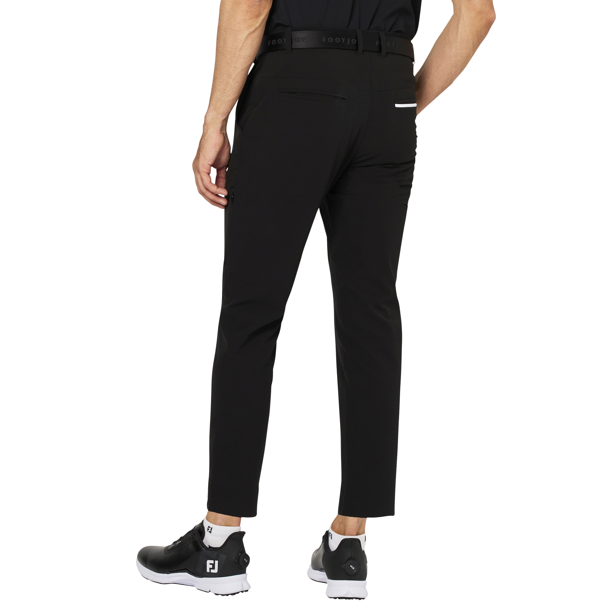 シアサッカーアンクルパンツ