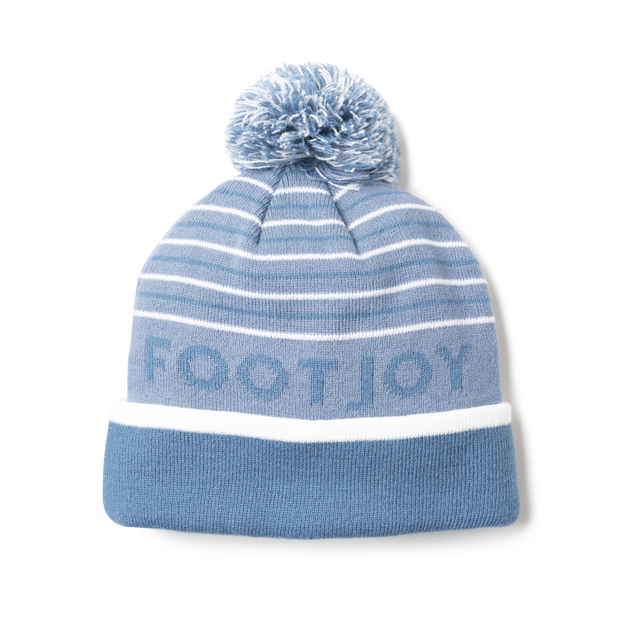 FJ ストライプポンポンビーニー